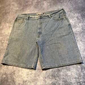 Vintage Levi's 550 Mens Size 44 Relaxed Fit Blue Denim Jean Shorts Baggy Skater